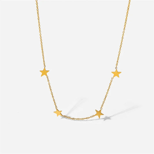 Gilded Star Elegance Necklace